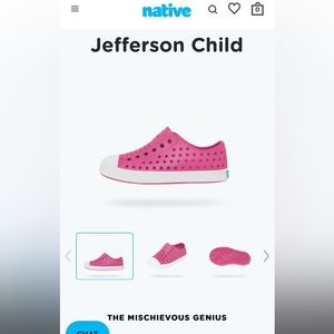 Native shoes toddler kids